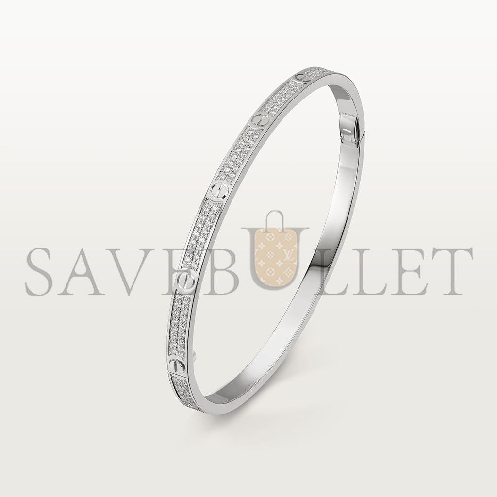 CARTIER  LOVE BRACELET, SMALL MODEL, PAVED N6710817